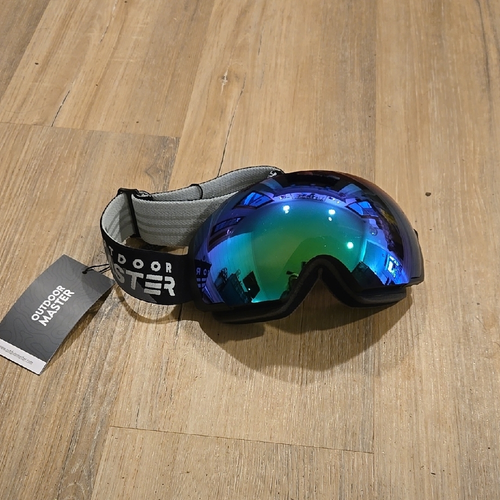 Blue Ski Goggles